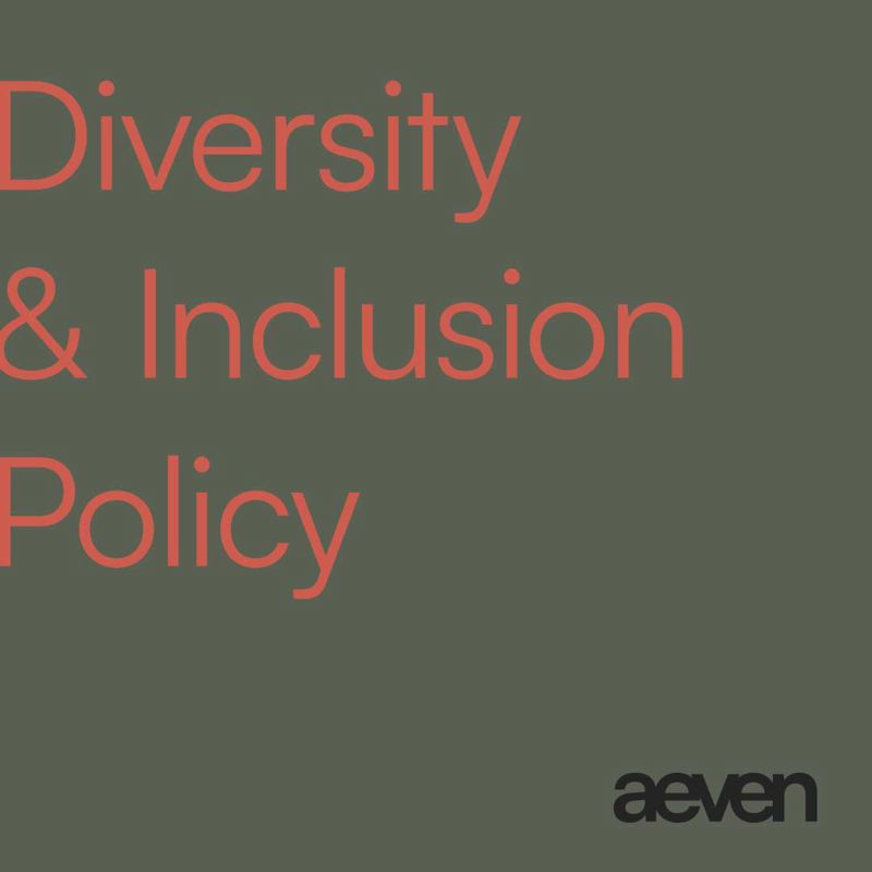 Diversity & Inclusion Policy cover page
