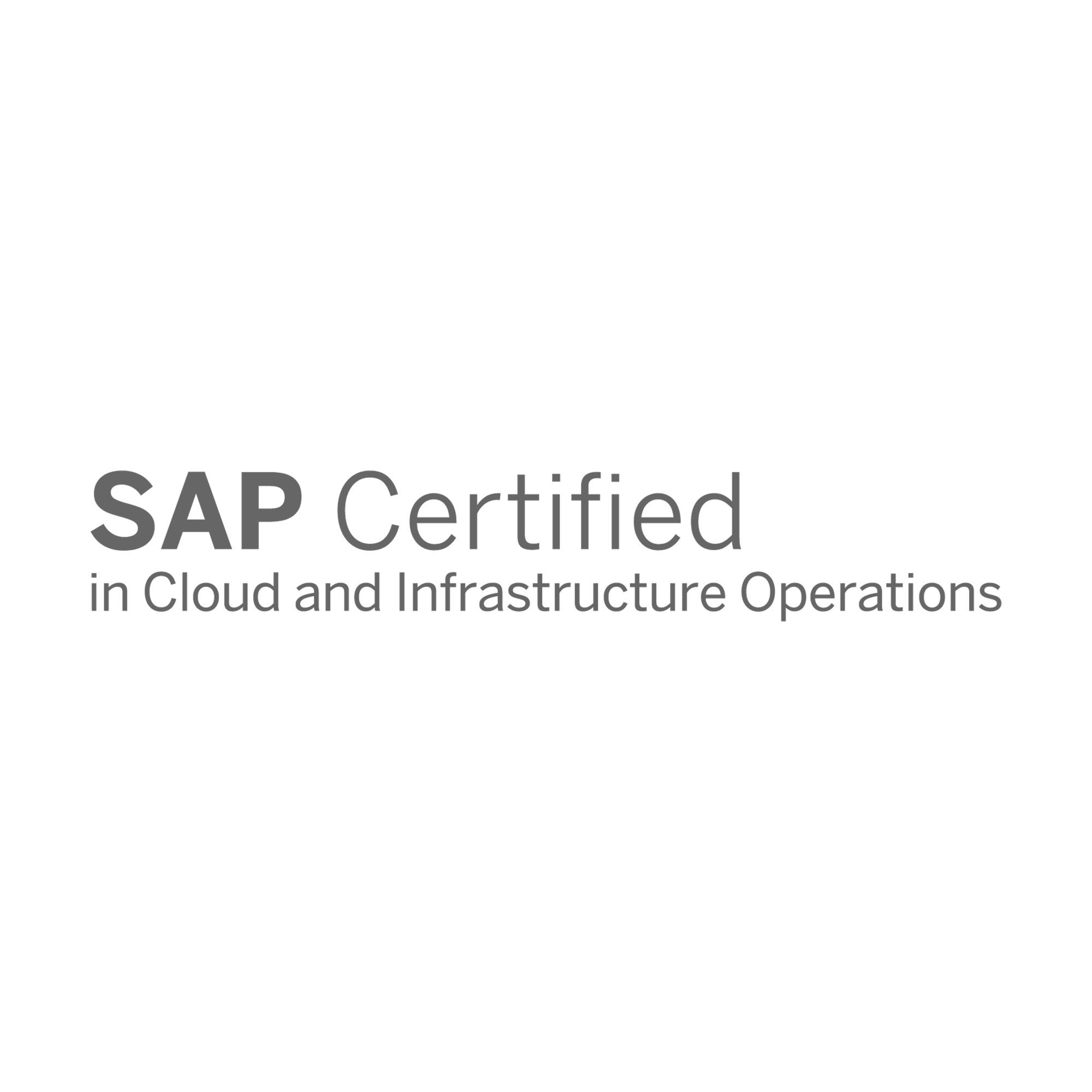 Aeven er SAP Certified in Cloud and Infrastructure Operations