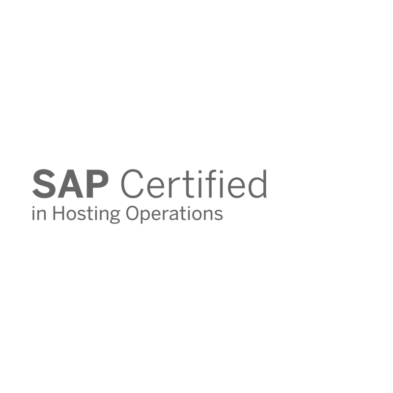 Aeven er SAP Certified in Hosting Operations