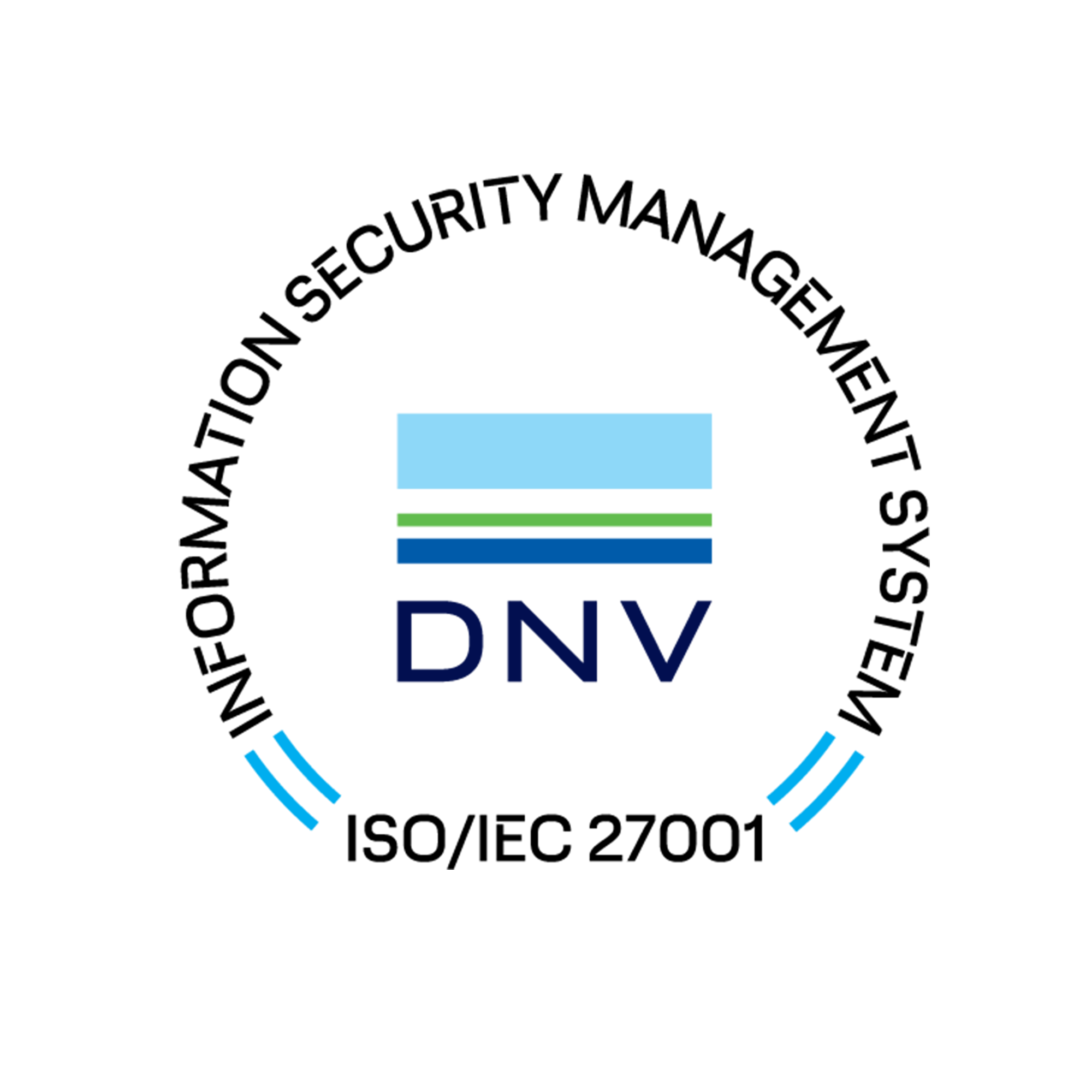 Aeven er ISO IEC 27001 Information Security Management System certificeret af DNV