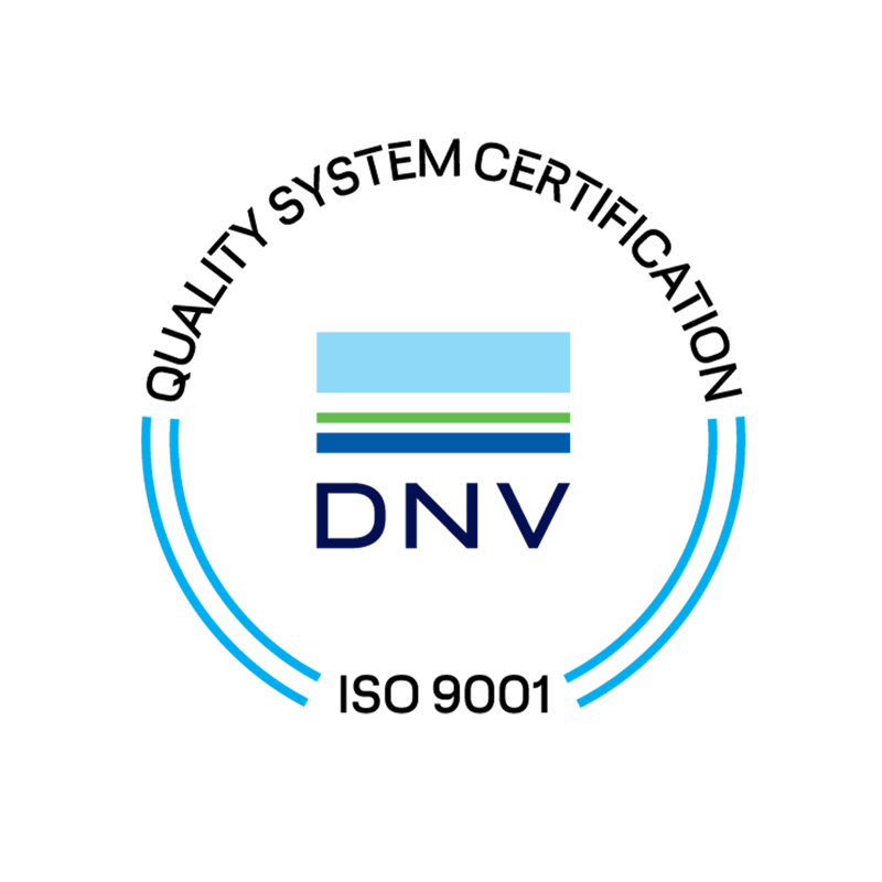 Aeven is ISO 9001 Quality System certified by DNV