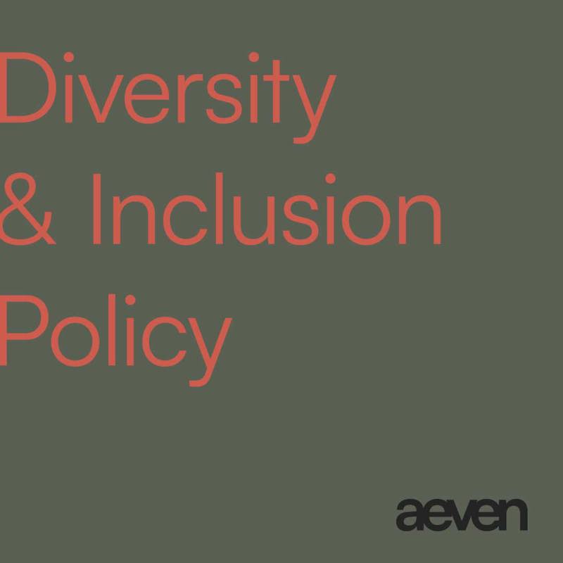 Diversity & Inclusion Policy cover page