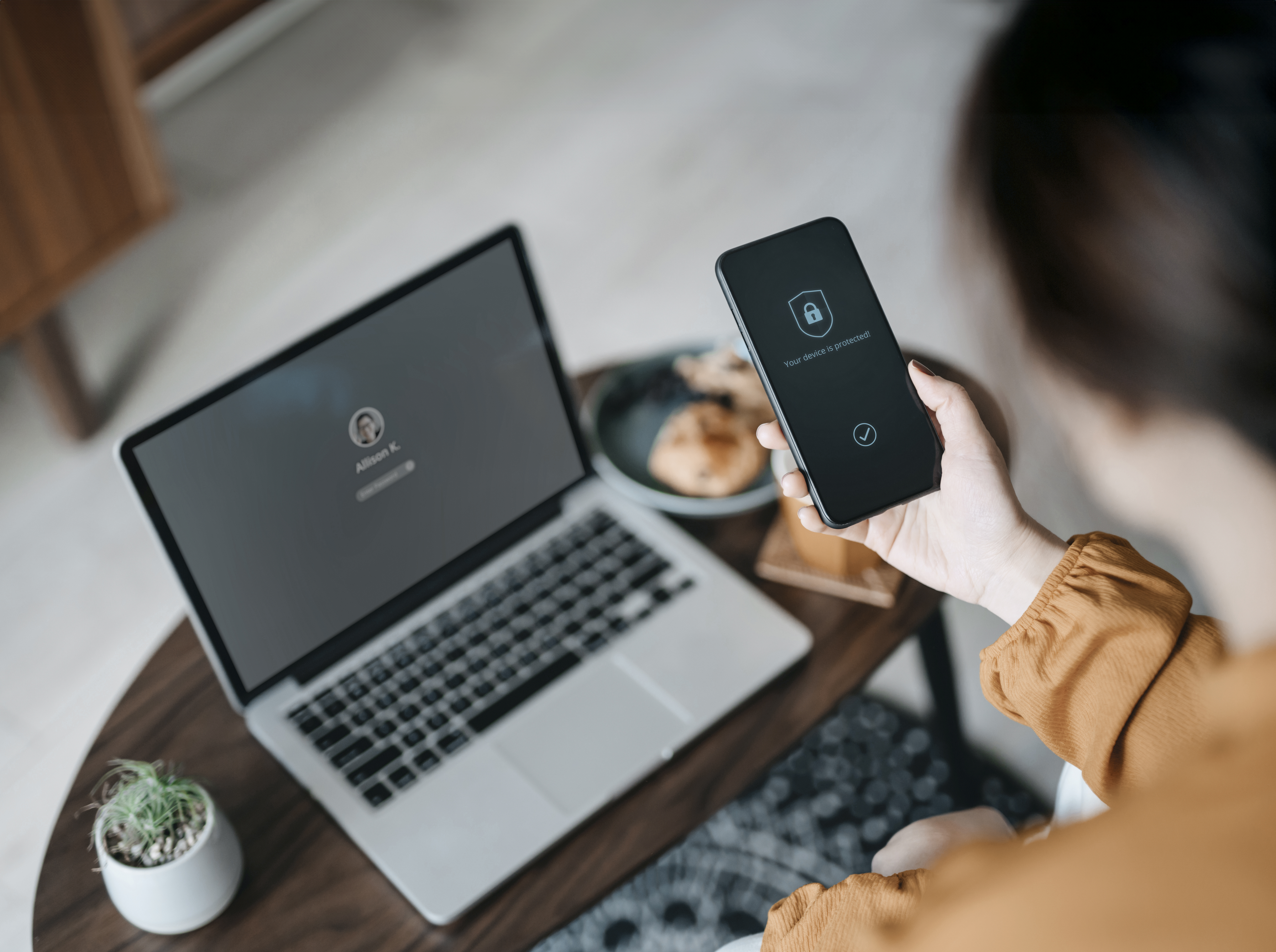 Fjernarbejde på sikrede enheder